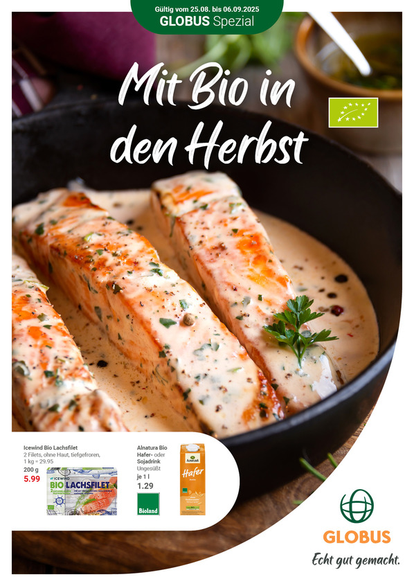 Aktuelles Sonderprospekt von GLOBUS mit Angeboten vom 23.08.2025 bis 06.09.2025