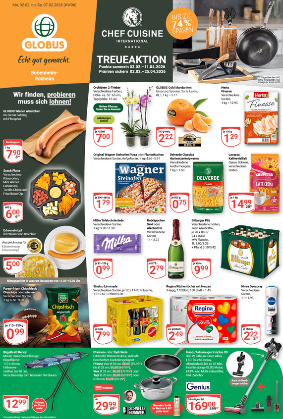 Aktuelles Werbeprospekt von GLOBUS mit Angeboten vom 02.02.2026 bis 07.02.2026