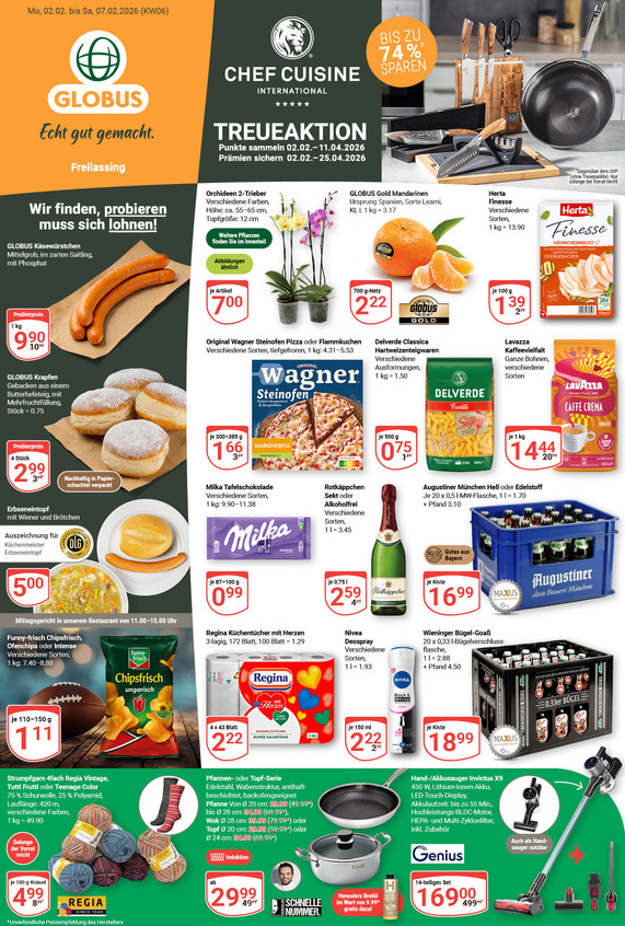 Aktuelles Werbeprospekt von GLOBUS mit Angeboten vom 02.02.2026 bis 07.02.2026