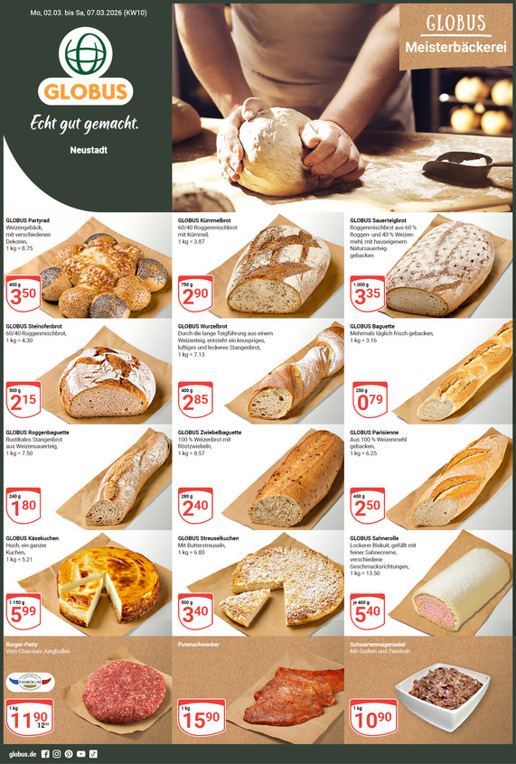 Aktuelles Werbeprospekt von GLOBUS mit Angeboten vom 02.03.2026 bis 07.03.2026
