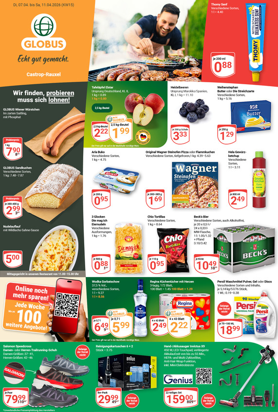 Aktuelles Werbeprospekt von GLOBUS mit Angeboten vom 06.04.2026 bis 11.04.2026