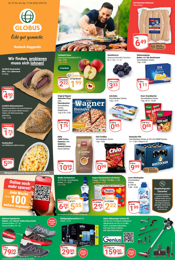 Aktuelles Werbeprospekt von GLOBUS mit Angeboten vom 06.04.2026 bis 11.04.2026