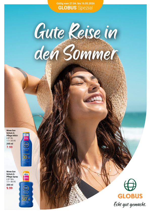 Aktuelles Sonderprospekt von GLOBUS mit Angeboten vom 27.04.2026 bis 16.05.2026