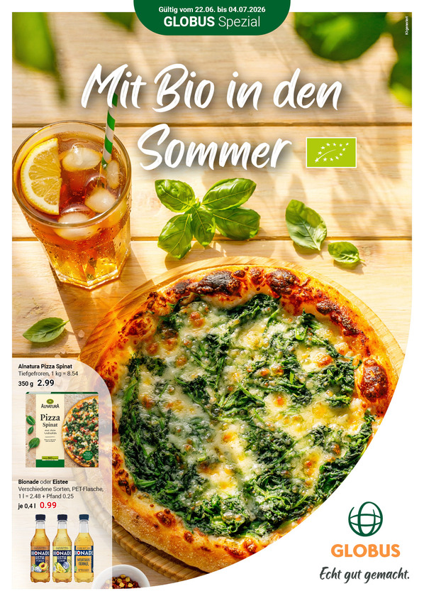 Aktuelles Sonderprospekt von GLOBUS mit Angeboten vom 22.06.2026 bis 04.07.2026