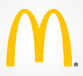 Gelbes M-förmiges Logo auf weißem Hintergrund, unten rechts ein kleines eingekreistes R für Registered Trademark.