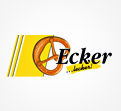 Das Logo zeigt eine Brezel mit gelbem Hintergrund, daneben steht „Ecker“ und darunter kleiner „...bäcker!“ in schwarzer Schrift.