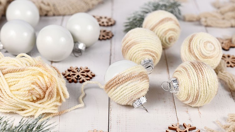 Boho Christbaumkugeln