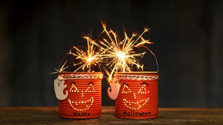 Halloween Windlicht