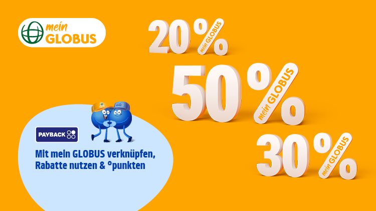 Exklusive <i>mein</i> GLOBUS Rabatte