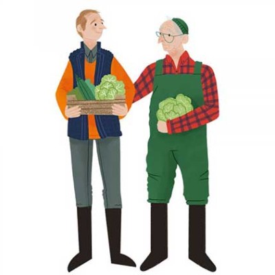 Illustration Bauern