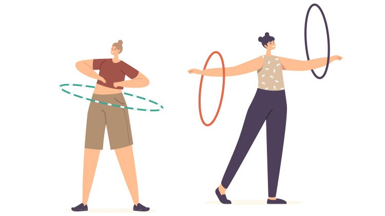 Illustration Hula Hoop