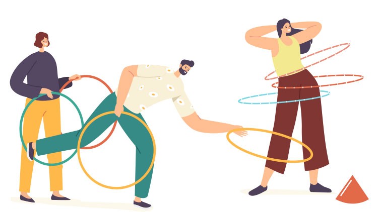 Illustration Hula Hoop