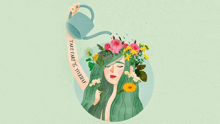 Illustration Selbstfürsorge