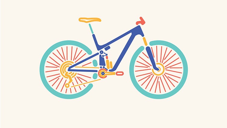 Illustration Mountainbike