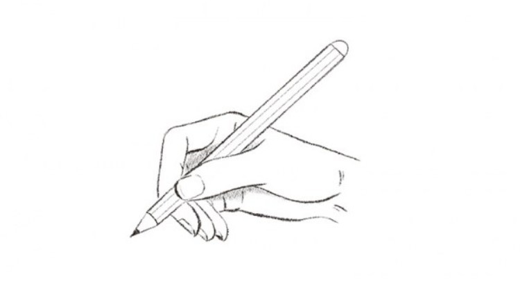 Stift richtig halten