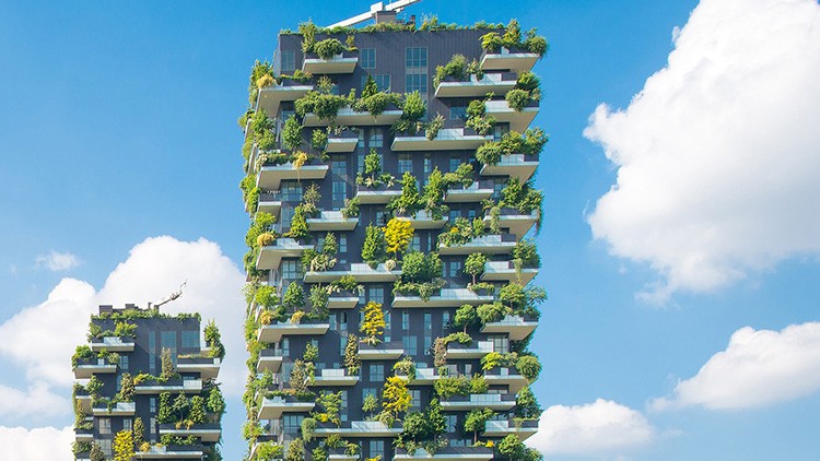 Die Wohntürme Bosco Verticale in Mailand
