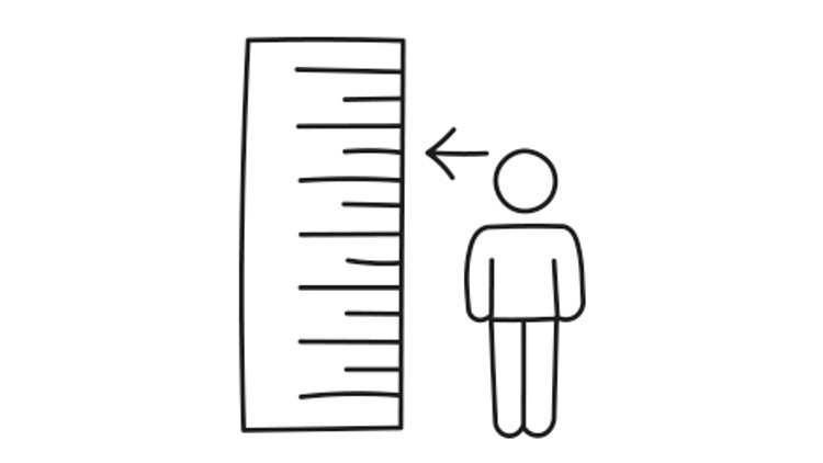 Körpergröße Icon