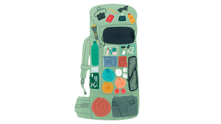 Illustration Rucksack