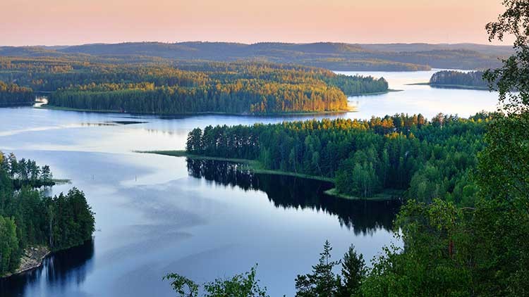 Finnland Fjord