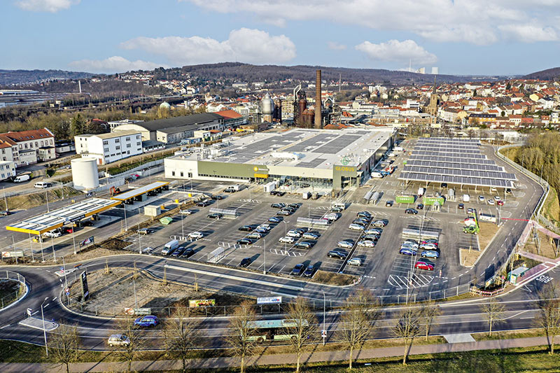 Pressebild PV Anlage GLOBUS Neunkirchen