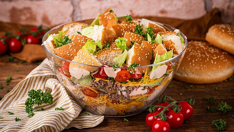 Burger Beilagen Salat