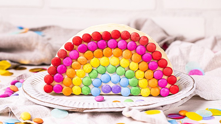 Regenbogen-Kuchen