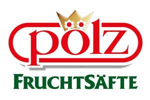 Logo der Marke Polz mit rotem Schriftzug, goldener Krone und grünem Schriftzug \