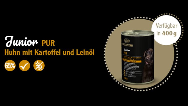 Dose mit Hundefutter \