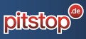 Das Bild zeigt das „pitstop.de“-Logo in Weiß und Rot auf dunkelblauem Hintergrund, mit einem roten Punkt und weißen Buchstaben.