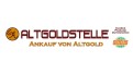 Logo mit Schriftzug „Altgoldstelle, Ankauf von Altgold“, daneben „Globus Passage Dutenhofen“ und GLOBUS-Logo mit Erdkugelsymbol.