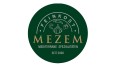 Grünes rundes Logo mit dem goldenen Schriftzug „MEZEM Mediterrane Spezialitäten“, oben „FEINKOST“, unten „SEIT 2000“.