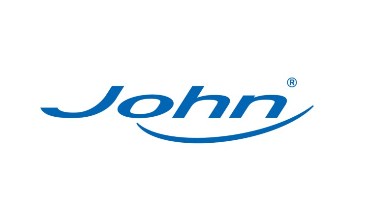 Das Bild zeigt das Wort „John“ in blauer Schrift mit einem geschwungenen blauen Strich darunter auf weißem Hintergrund.
