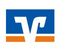Weißes Symbol „v“ in blauem Rechteck mit orangefarbenem Balken an der Unterseite auf weißem Hintergrund.