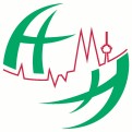 Grüne stilisierte Buchstaben „H“ und „A“ mit roter Herzlinie und stilisiertem Fernsehturm in einer halbkugelförmigen Anordnung.