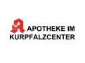 Rotes Apotheken-A mit weißem Mörser und Stößel, daneben der schwarze Schriftzug „APOTHEKE IM KURPFALZCENTER“ auf weißem Hintergrund.