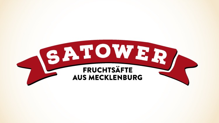 Rotes Banner mit weißem Text \