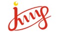 Rotes Logo mit geschwungenem Schriftzug „jung“ in einer ovalen Umrandung, gelber Punkt über dem ersten Buchstaben.