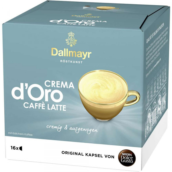 Kaffee Kapseln Dolce Gusto, Dallmayr Crema DOro Latte