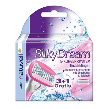 Silky Dream Ersatz-Rasierklingen, 5-Klingen-System