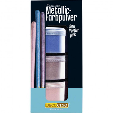 Metallic Farbpulver, 3-farbig