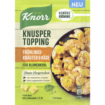 Knusper Topping Frühlingskräuter & Käse