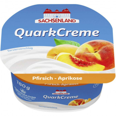 Quarkcreme, Pfirsich-Aprikose