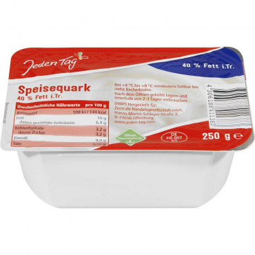 Speisequark, 40% Fett