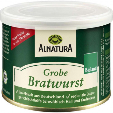Bio Bratwurst, grob