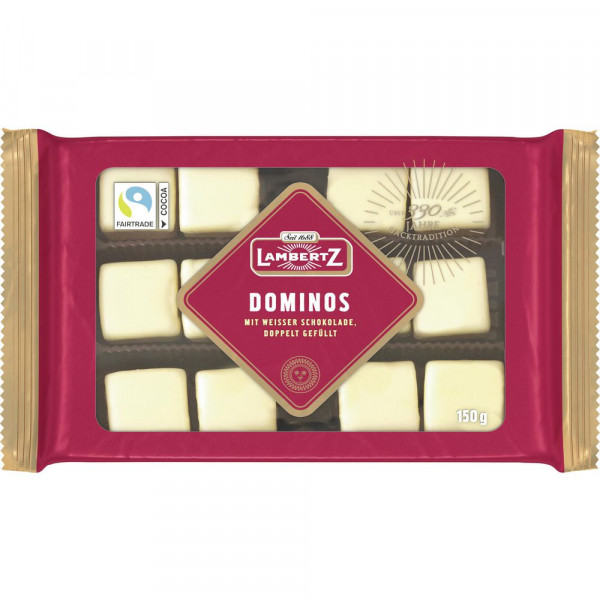 Aachener Dominosteine, weiße Schokolade