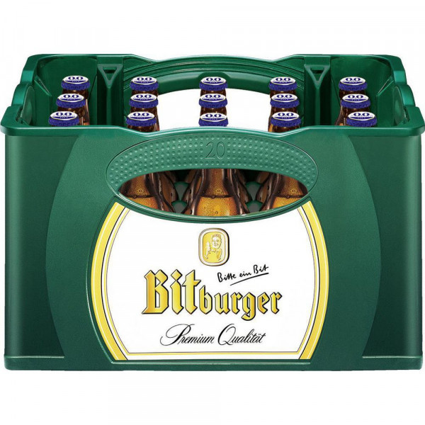 Pilsener Bier 0,0%, alkoholfrei (20 x 0.33 Liter)