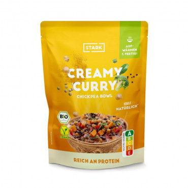 Bio Creamy Curry Chickpea Bowl, vegan
