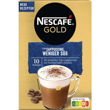 Instant-Cappuccino Gold, weniger süß
