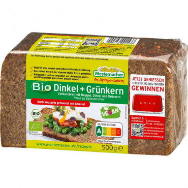 Bio Dinkel & Grünkern-Brot