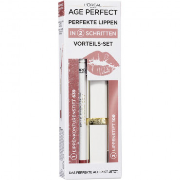 Age Perfect Vorteils-Set Perfekte Lippen Coffret Jane, Lippenstift & Lipliner